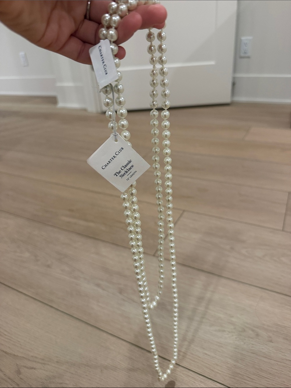 Charter Club Ivory Pearl Double-Strand Necklace